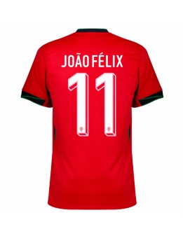 Portugal Joao Felix #11 Replika Hemmakläder EM 2024 Kortärmad